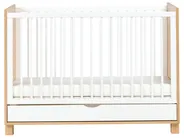 Spjälsäng med förvaringslåda GUNNAR 60 x 120 cm Vit_1004455