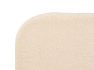 Bed Boucle FLAYAT 140 x 200 cm (EU Double) Light Beige_882703