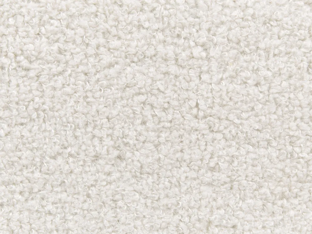 Bed without Headboard Boucle ROANNE 140 x 200 cm (EU Double) Light Beige_903084