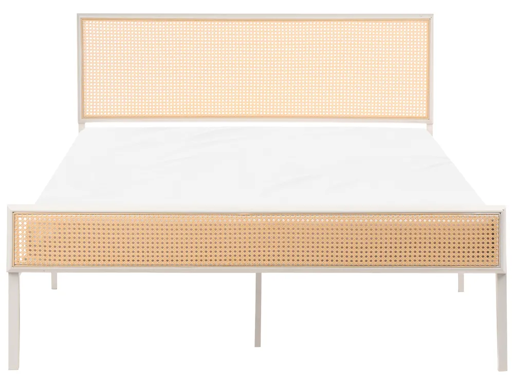 Sänky Polyrottinki AVANTON 140 x 200 cm Beige_1116812