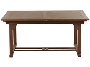 Garden Dining Set 6 Seater AMANTEA with Cushions Acacia Wood Off-White_880467