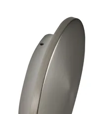 Set of 2 Outdoor LED Wall Lights BUCKIE Silver_1102943