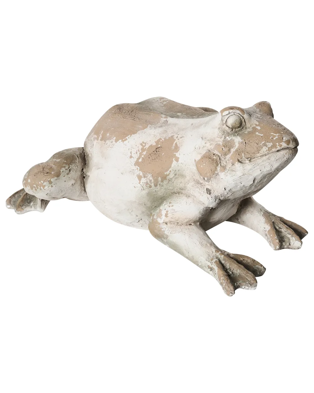 Garden Figurine CARAPELLE Frog Beige