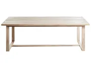 Garden Dining Table AZZANELLO 230 cm 100 cm Acacia Wood Light Brown_956818