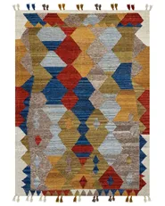 Matto ARZAKAN Monivärinen 160 x 230 cm kelim Villa_858322