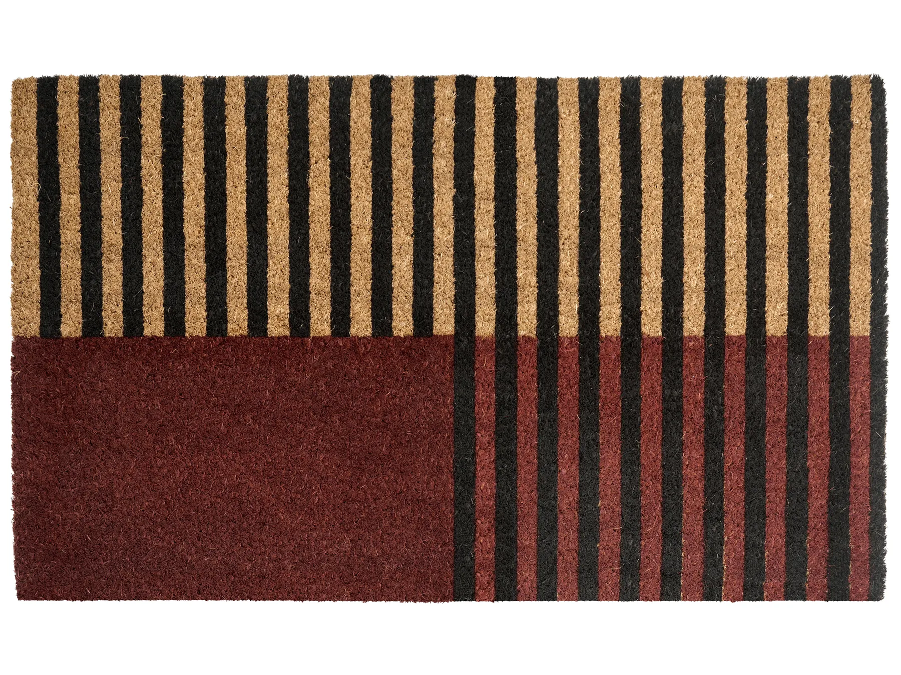 Doormat TUKSUK Brown/ Beige 45 x 75 cm Coir_1049717