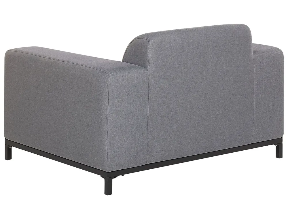 Garden Lounge Set with Table 5 Seater ROVIGO Grey_795327