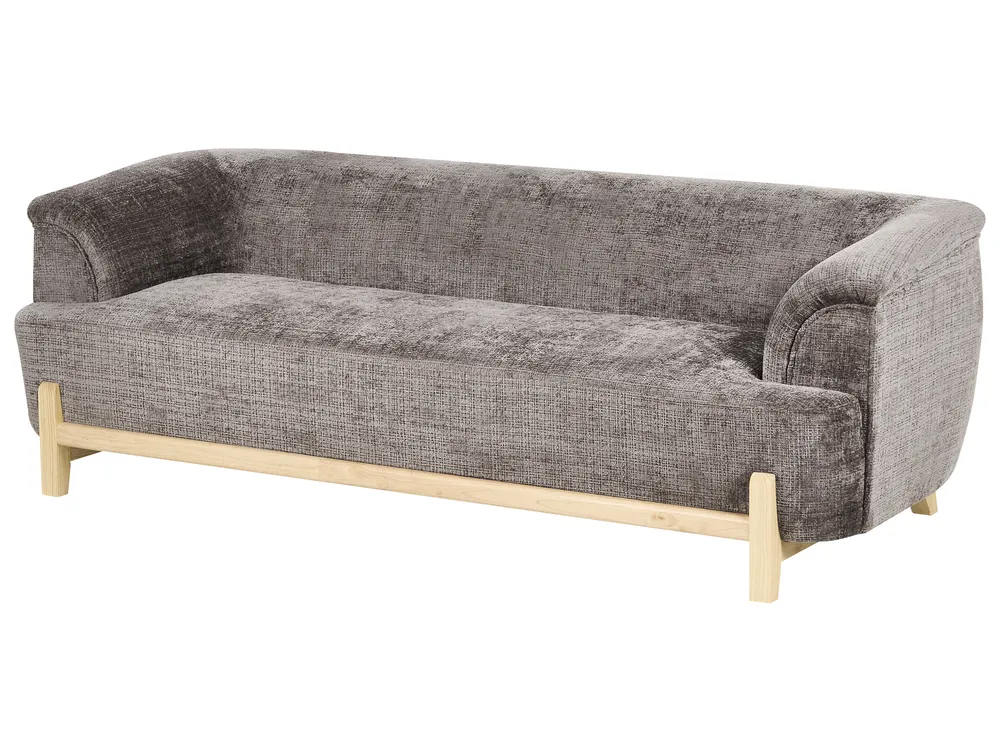 Sofa 3 Seater ALNOR Chenille Brown_1019055