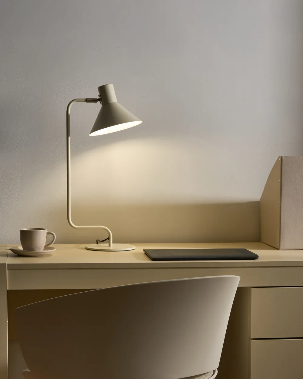 Desk Lamp RIMAVA Metal Off-White