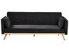 Sofa Bed ASAA Fabric Black