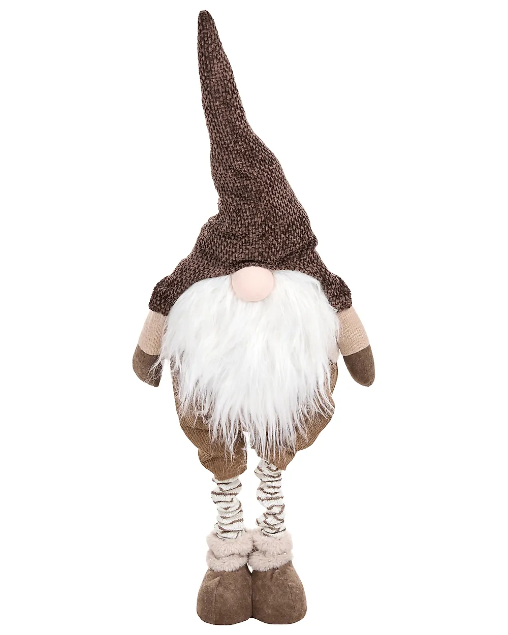 Set of 3 Christmas Decorations KOSKENKORVA 70/58-80/80-104 cm Gnome Brown_1174189