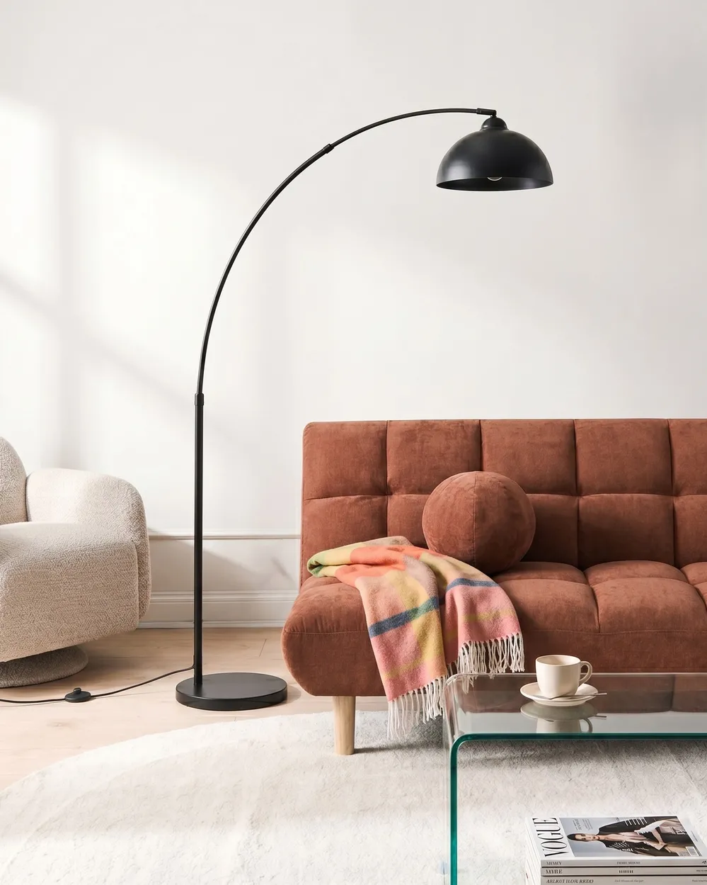 Floor Lamp CAGAYAN Metal Black_1054064