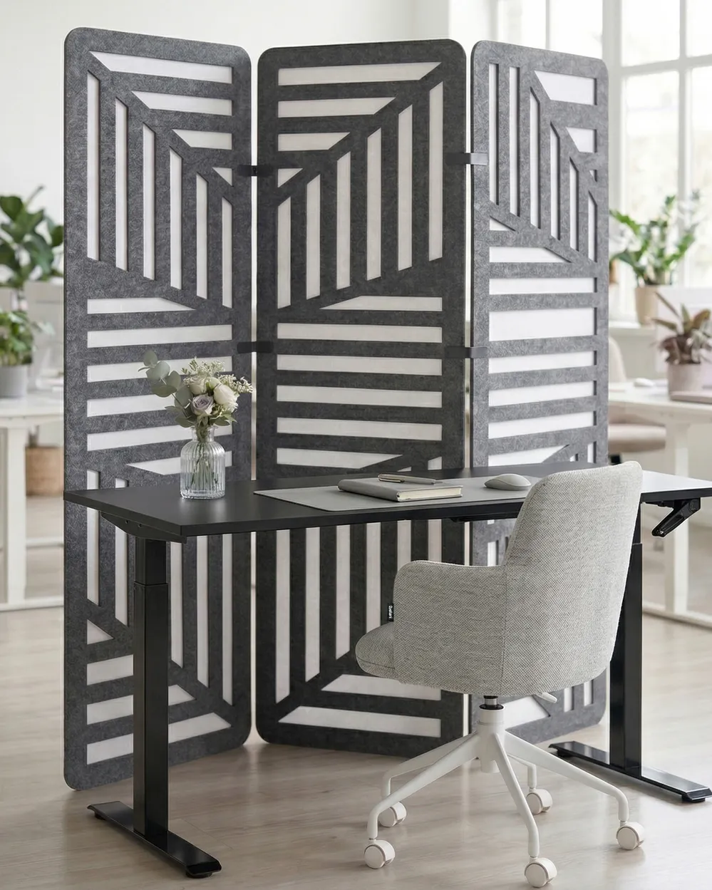 Office Divider FUTURA Dark Grey