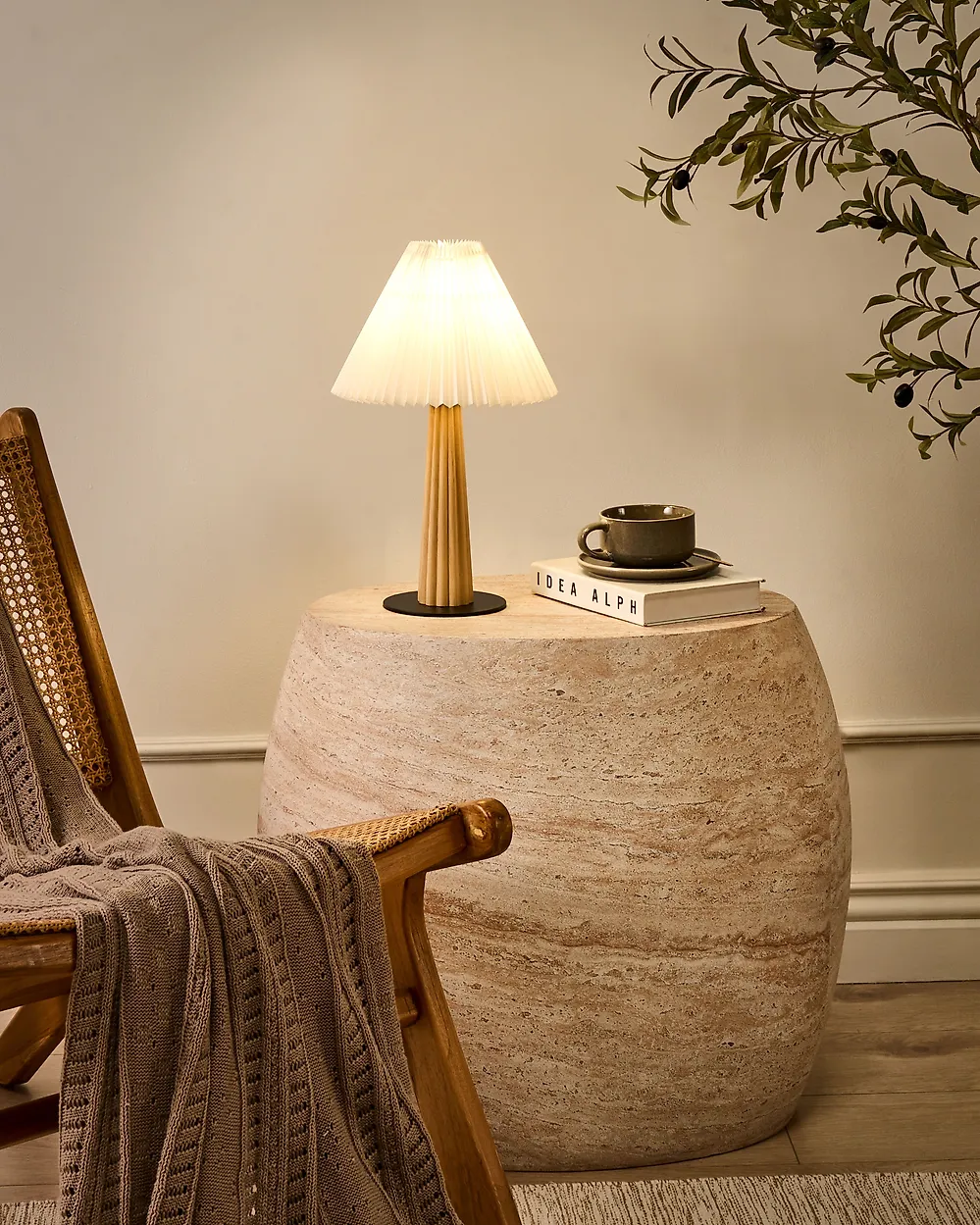 Bordlampe ALIGIDE Heltre Naturlig_1188166