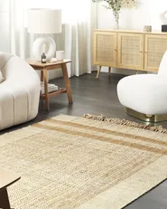 Rug ORTAOBA Beige 160 x 230 cm Jute_847736