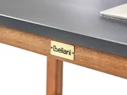 Outdoor Kitchen Island with Sink BRUCOLI Brown/ Black Acacia Wood_1002733