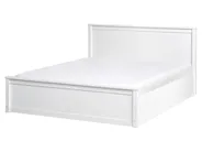 Ottoman Bed LAMBRES Pine Wood White 160 x 200 cm (EU King Size)_985622