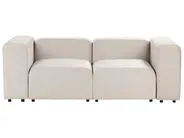 Modulsoffa 2-sits FALSTERBO Sammet Ljusbeige_1060617