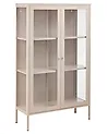 Vitriini NASH 90 cm Metalli Beige