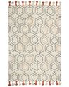 Matto HAJIPUR Beige 160 x 230 cm Puuvilla