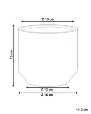 Kukkamaljakko CYME 15 cm Kivitavara Mintunvihreä_810723