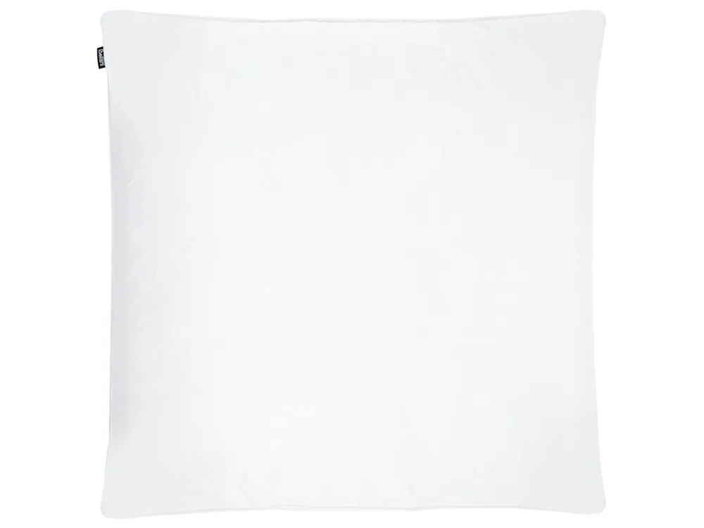 Bed Pillow FELDBERG High 80 x 80 cm Duck Feathers and Down White