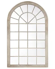 Väggspegel TREVOL 77 cm 130 cm Metall Beige_791724