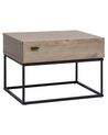 1 Drawer Bedside Table CAIRO Taupe