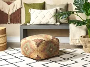 Sittpuff MAGURI Jute Flerfärgad_847035