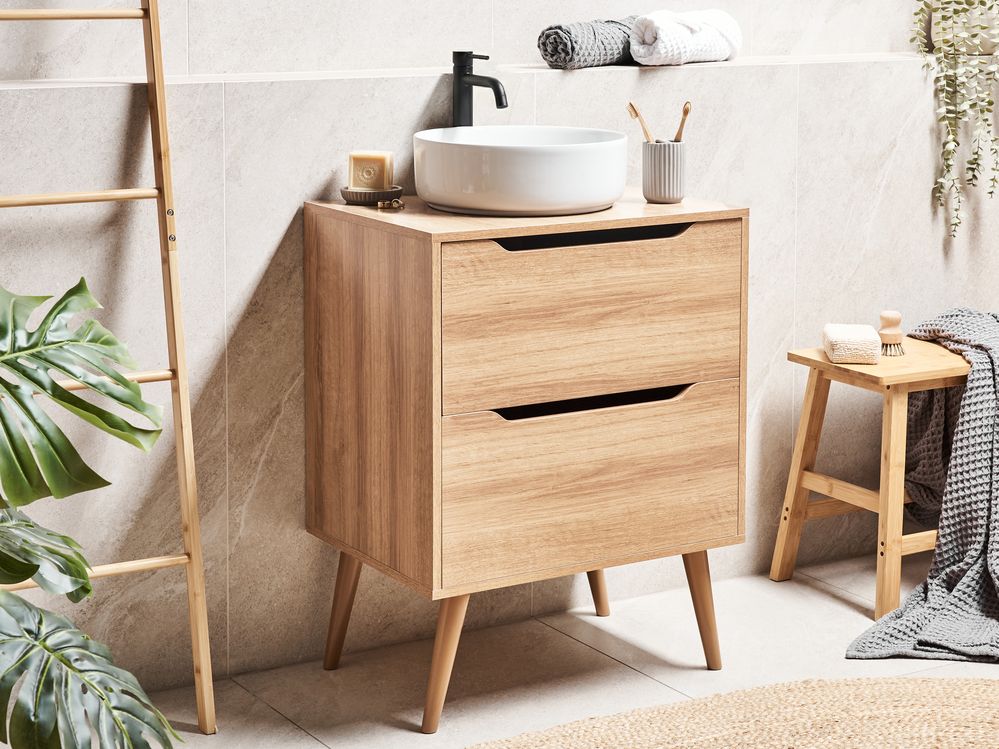 Kommod CARIACICA 60 cm Ljusbrun