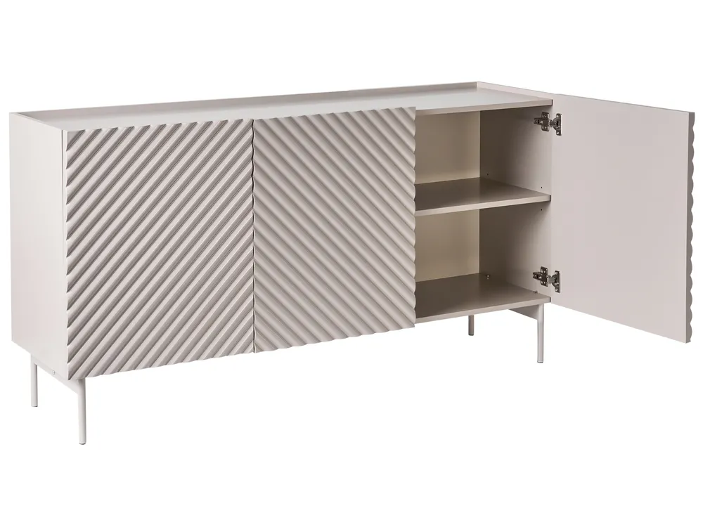 3 Door Sideboard YARAKA Light Beige_1057204