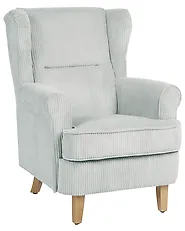 Wingback-tuoli ABSON Vakosametti Vaaleansininen_1186184