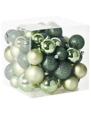 Set of 60 Baubles TYIN Green_1023984