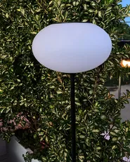 LED-ulkolattiavalaisin solar LUMBE Musta_1155622