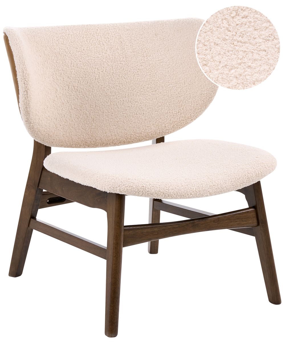 Lenestol DAY Bouclé Brun/lys beige
