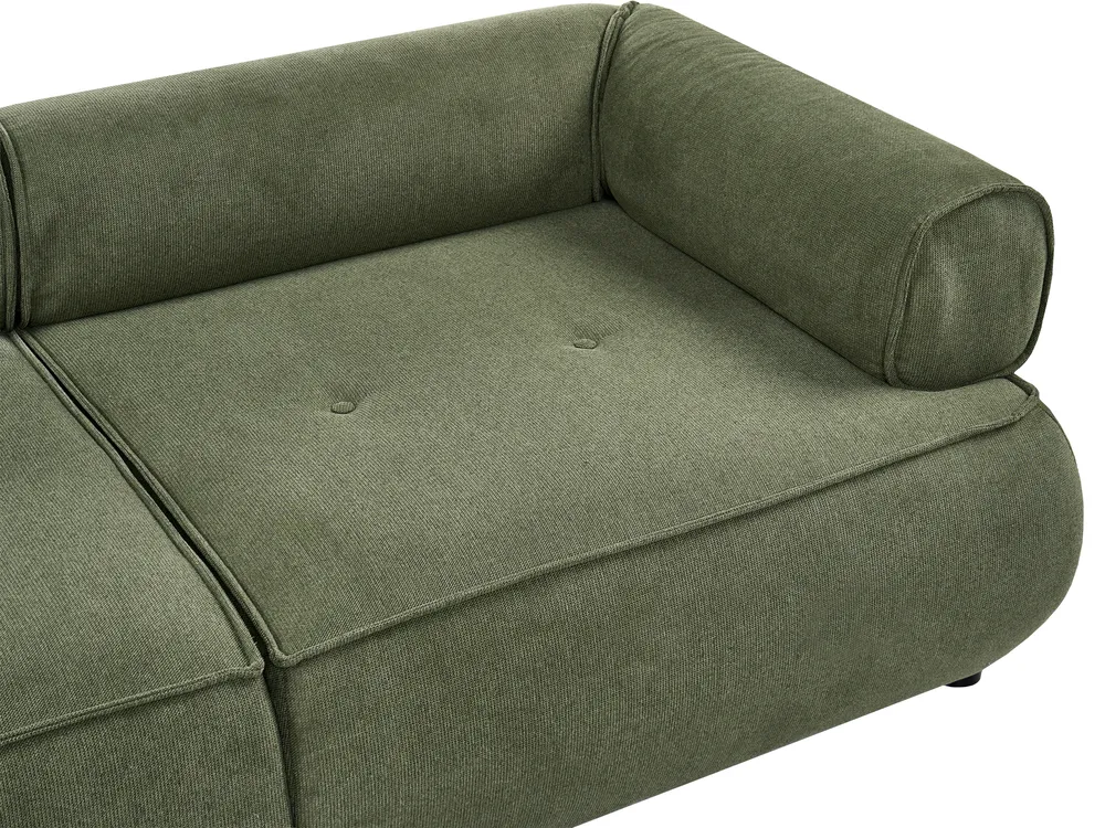 Sofa 3 Seater SALLA Fabric Green_1058262