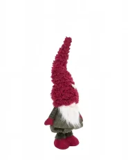 Sett med 2 juledekorasjoner SAARIOINEN 50-60/62-72 cm Nisse Rød/grønn_1175039