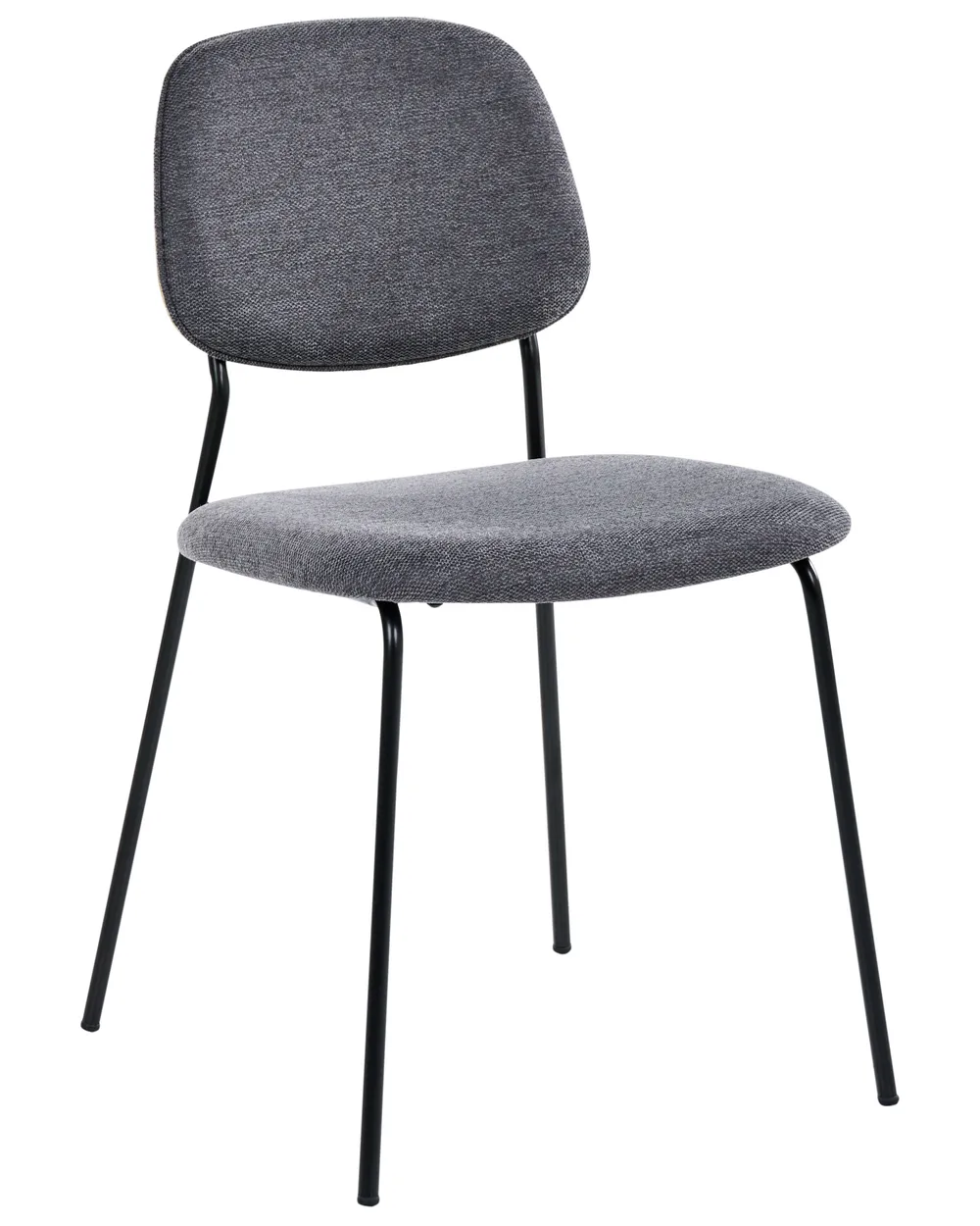 Set med 4 matstolar RILEY Grå_1042199
