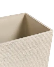 Sett med 2 plantepotter CYRODALIS 42 cm Beige_1133043