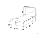 Adjustable Bed Boucle DUKE 90 x 200 cm (EU Single) Off-White_1011441
