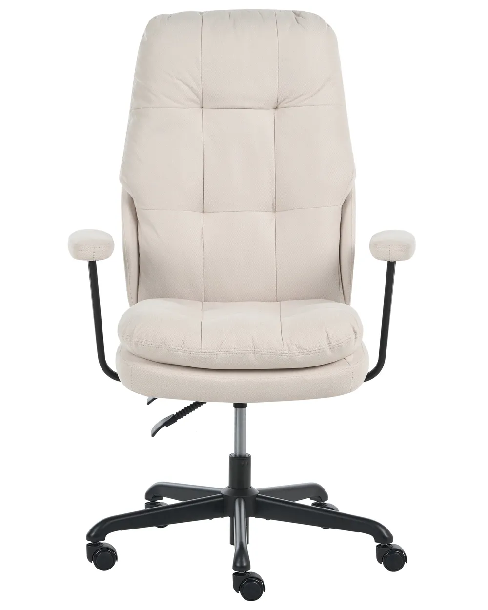 Office Chair MELOCUSH Fabric Off-White_1085266
