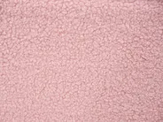 Utdragbar säng Bouclé ALBIAC 90 x 200 cm Pastellrosa_1069075