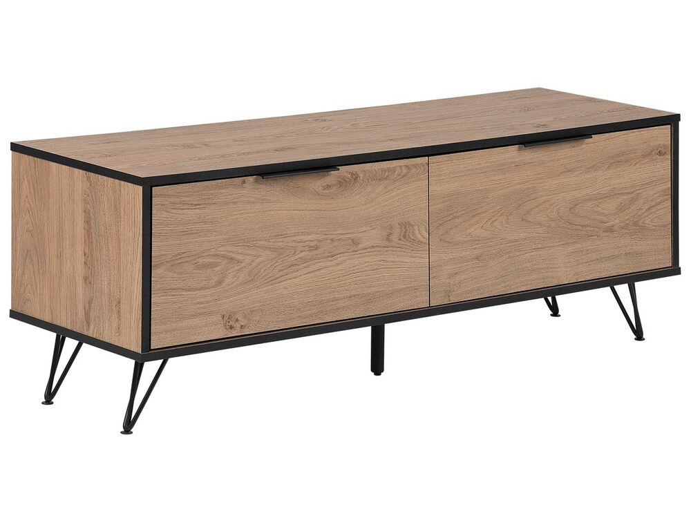 TV-benk HALSTON Brun/svart