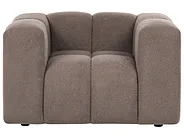 Sofagruppe 5-seters ANTOLA Bouclé Gråbrun_1161703
