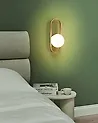 Vegglampe VARDI Metall Gull
