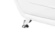 Soffa 2-sits LEIRA Konstläder Vit_1058877