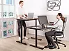 Manual Adjustable Standing Desk DESTINAS 120 cm x 72 cm Brown/ Black