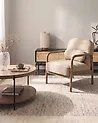 Fåtölj AGGER Beige
