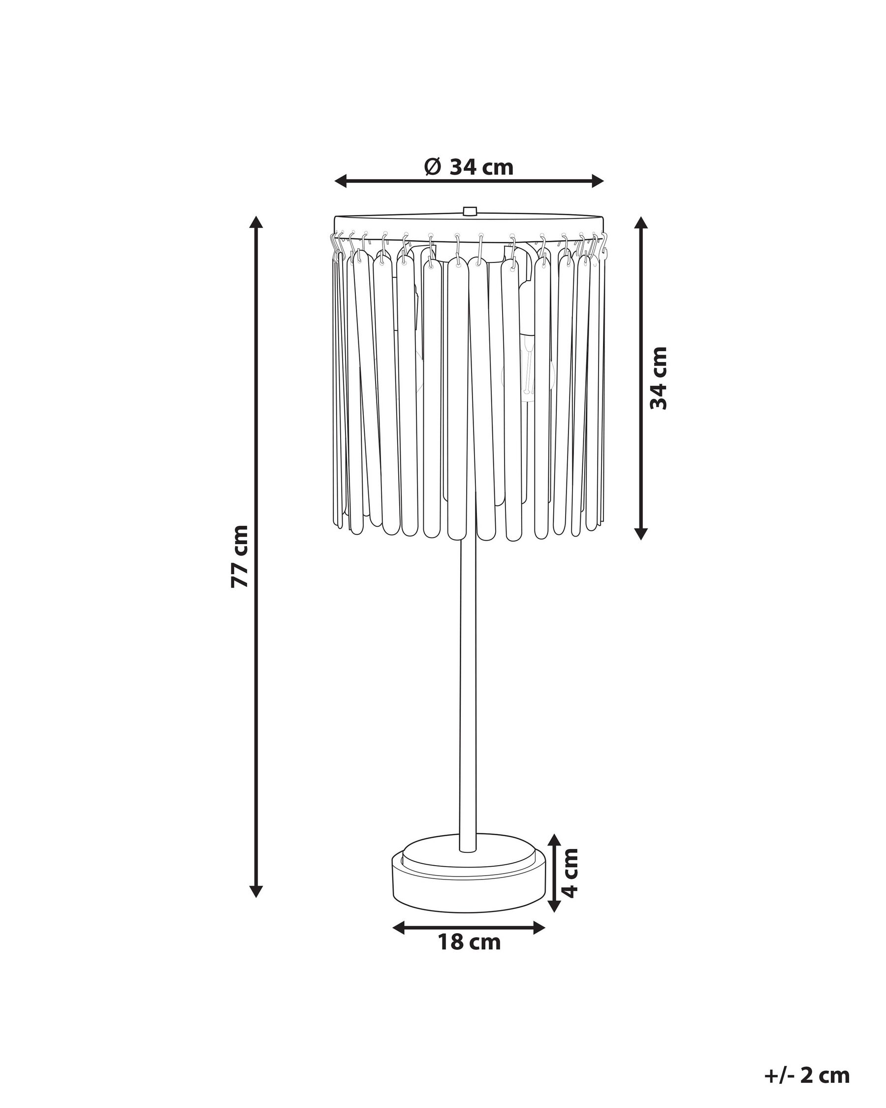 Table Lamp KAVERI Mango Wood Brown_868194