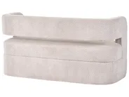 Sofa 2 Seater VIDSEL Chenille Beige_1072849